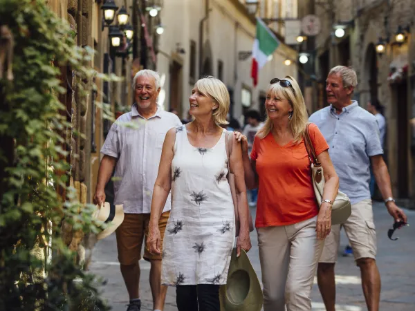 group of tourists